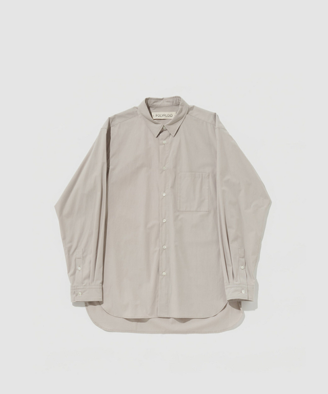 POLYPLOID CLASSIC POCKET SHIRT C LIGHT GRAY - Mens