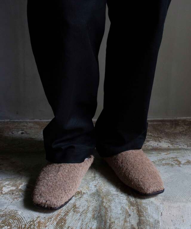 Hender Scheme mia beige スリッポン(Hender Scheme mia mohair Hender Scheme mia beige スリッポン(Hender Scheme mia mohair