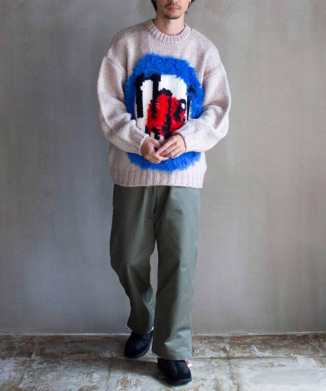 amok ターゲットニット　24aw amok TARGET KNIT