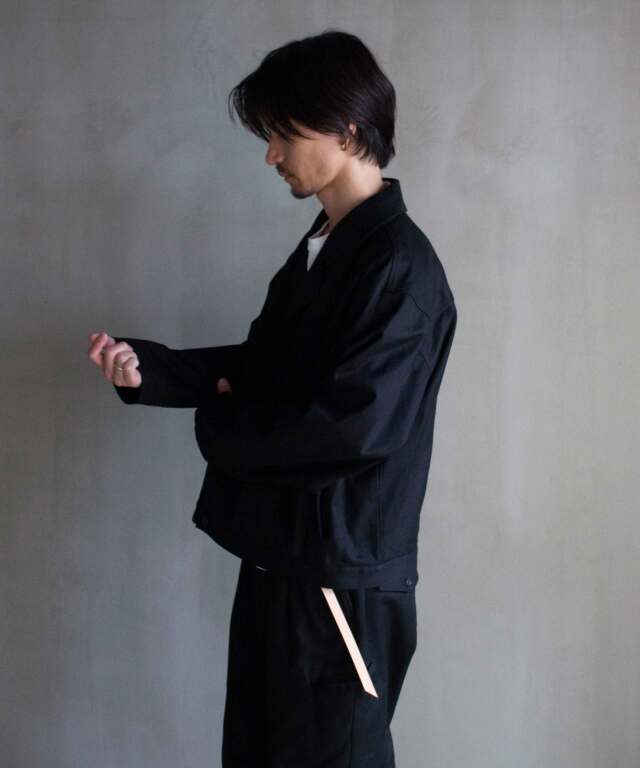 POLYPLOID MARINE JACKET C BLACK - Mens | rroomm onlinestore 