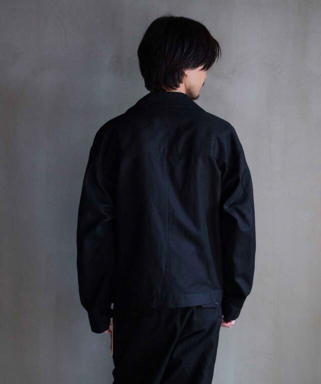 POLYPLOID MARINE JACKET C BLACK - Mens | rroomm onlinestore 