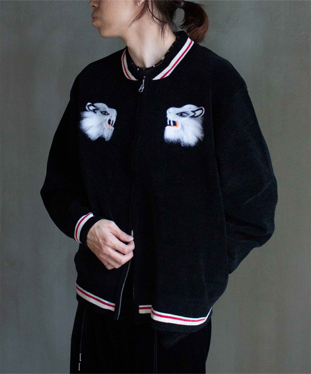 DAIRIKU Needle Punch Reversible Ska Knit Black - Mens | rroomm  