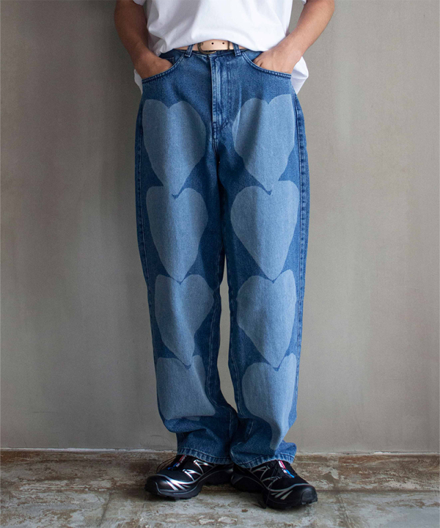 Carne Bollente Heart Euphoria BLUE DENIM - Mens