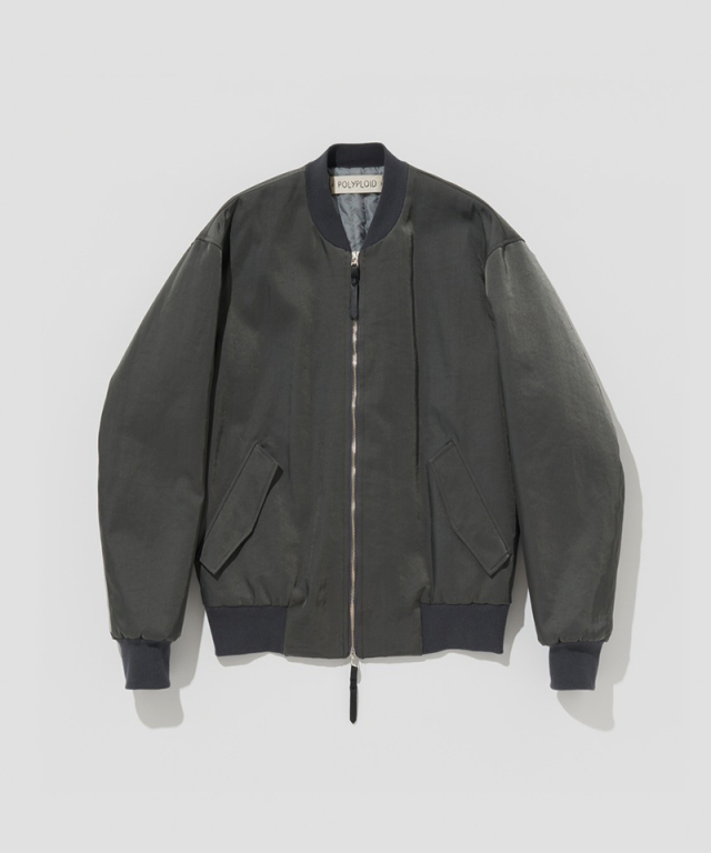 POLYPLOID FLIGHT JACKET C GRAY - Mens