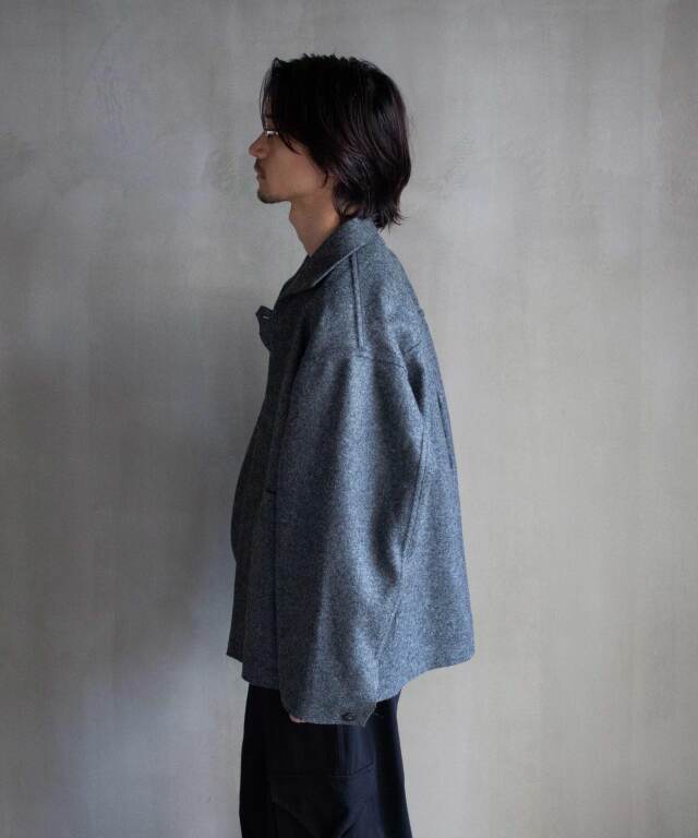 amachi. Meeting Jacket - FO Mix Gray - Mens | rroomm onlinestore 