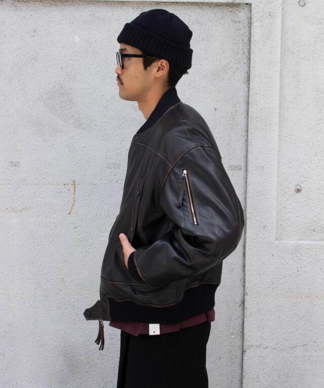 CCU BOMBER JACKET BLACK - Mens | rroomm onlinestore（ルーム