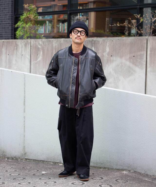 CCU BOMBER JACKET BLACK - Mens | rroomm onlinestore（ルーム