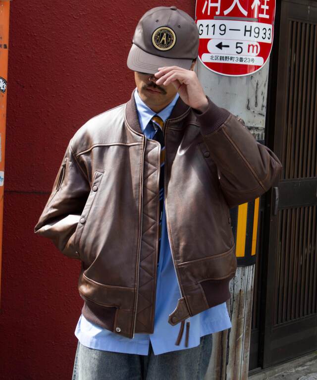 CCU BOMBER JACKET BROWN - Mens | rroomm onlinestore（ルーム