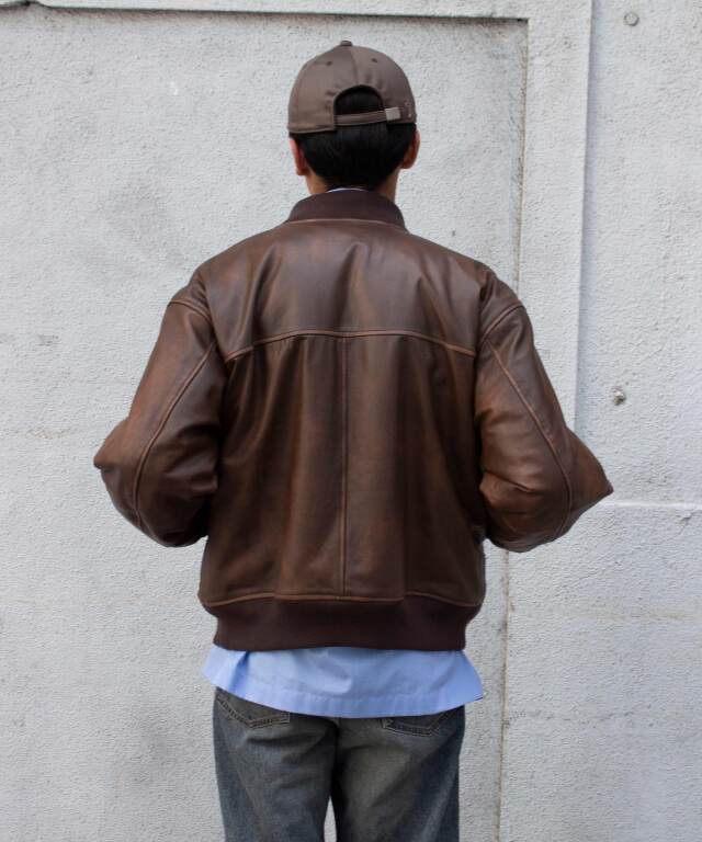 ccu ボンバージャケット コクーンレザーボンバージャケット(1 BLACK): : ウィメンズ｜UNITED