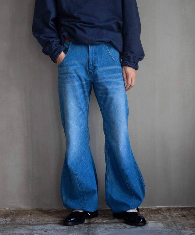 リョウ　NAM Trumpet Denim-vintage INDIGO NAM Trumpet Denim-vintage INDIGO - Mens | rroomm onlinestore