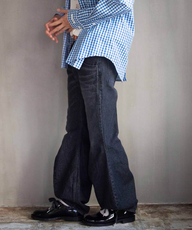 NAM Trumpet Denim-vintage BLACK - Mens | rroomm onlinestore