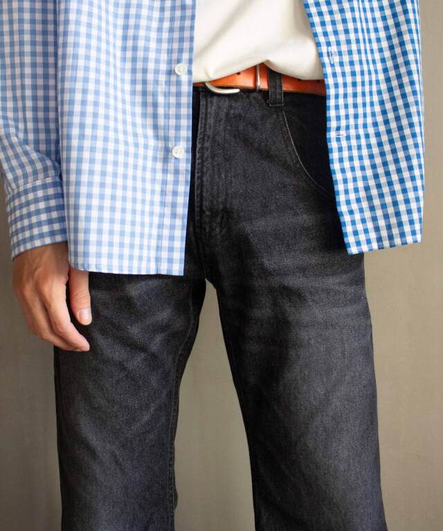 NAM Trumpet Denim-vintage BLACK - Mens | rroomm onlinestore