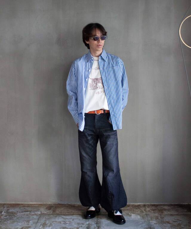 パンツ NAM - TRUMPET DENIM WASHED BLACK nam-trumpet-denim-washed-black