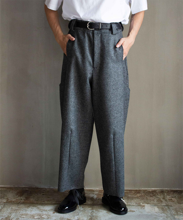 amachi. Coverd Baggy Mix gray - Mens