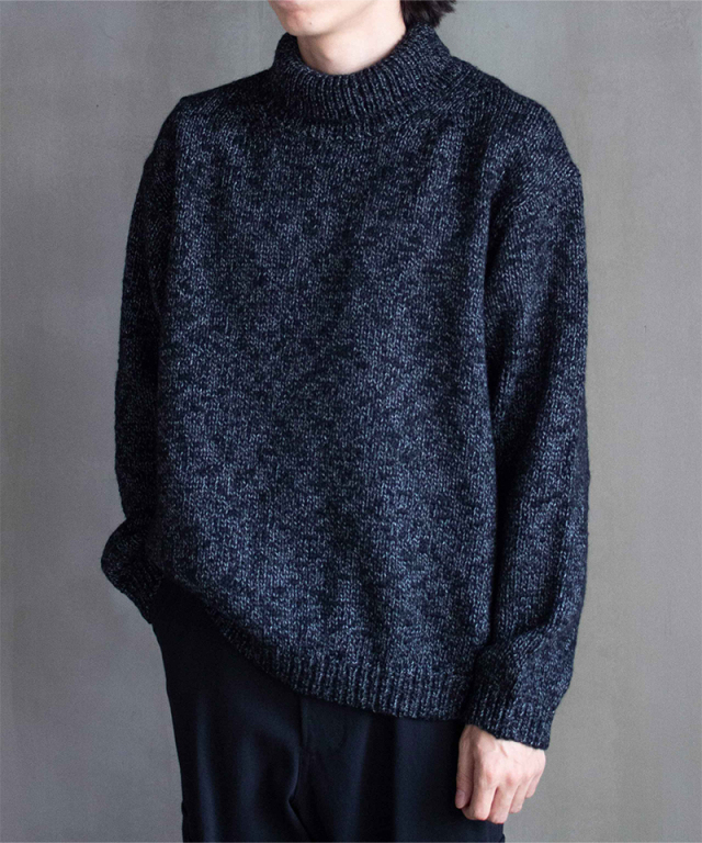 reverve turtleneck sweater GRAY/BLACK - Mens
