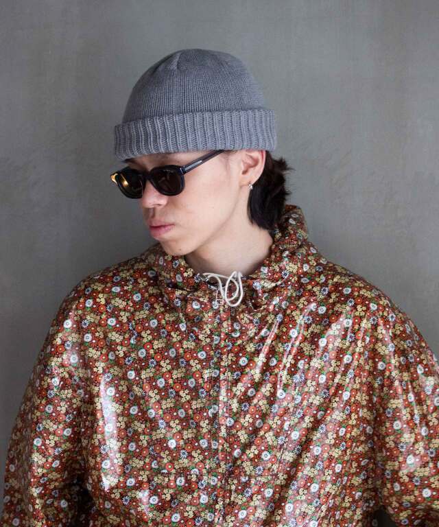 美品✨NKNIT reversible KNIT cap グレー 美品✨NKNIT reversible KNIT cap グレー 美品✨NKNIT