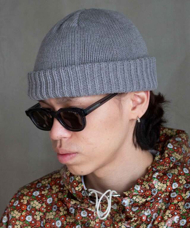 crepuscule Knit Cap 1 GRAY - Mens | rroomm onlinestore