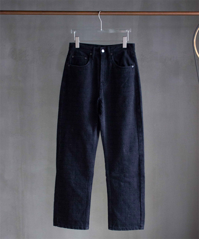 GLASS CYPRESS Black Wide Leg Denim *exclusive Black - Mens