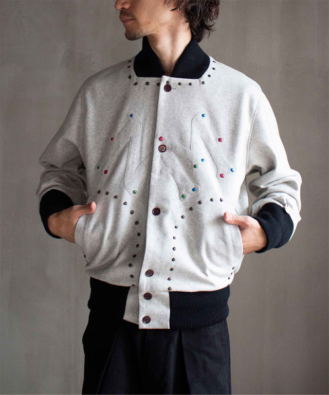NAM NM Jumper-Gel Studs Grey - Mens