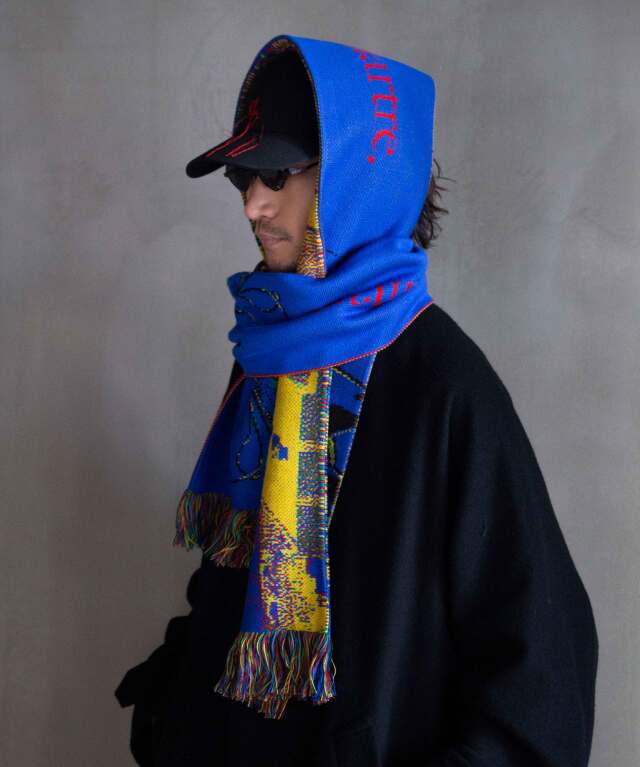 MONTMARTRE NEW YORK Bunnies Scarf MULTI - Mens | rroomm 
