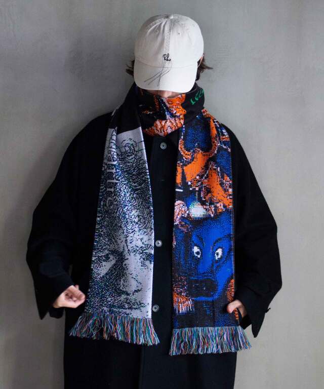 MONTMARTRE NEW YORK Dazing Forever Scarf MULTI - Mens | rroomm 