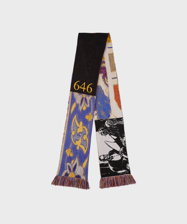 2025年新作入荷 MONTMARTRE rroomm | Mens - MULTI Scarf Rendered YORK NEW 小物