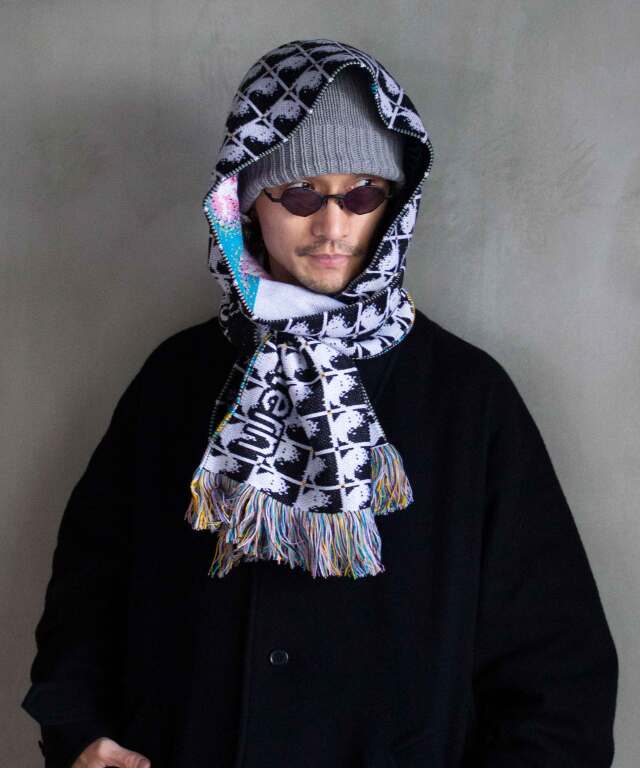 MONTMARTRE NEW YORK Yin&Yang Scarf MULTI - Mens | rroomm 