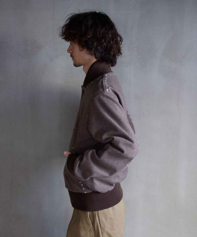 NAM NM Jumper-Gel Studs Brown - Mens | rroomm onlinestore（ルーム