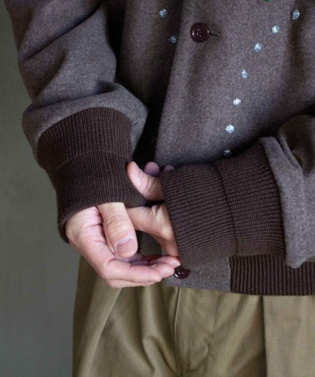 NAM NM Jumper-Gel Studs Brown - Mens | rroomm onlinestore（ルーム