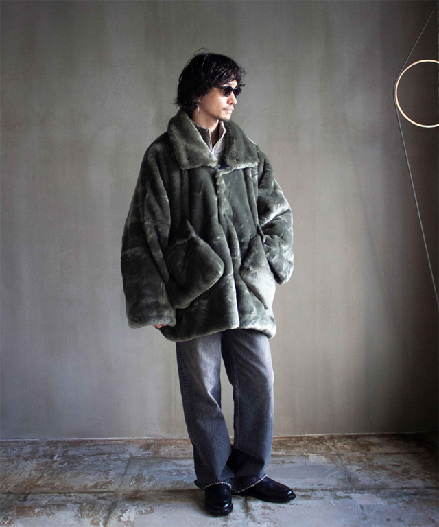 PHINGERIN [exclusive]MO'FURTON COAT A:CHARCOAL - Mens