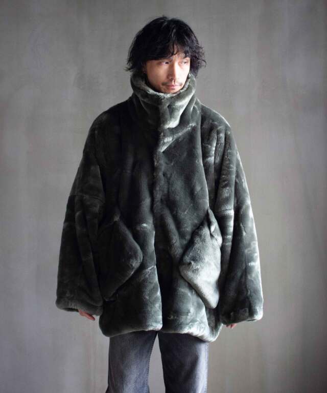 PHINGERIN [exclusive]MO'FURTON COAT A:CHARCOAL - Mens | rroomm