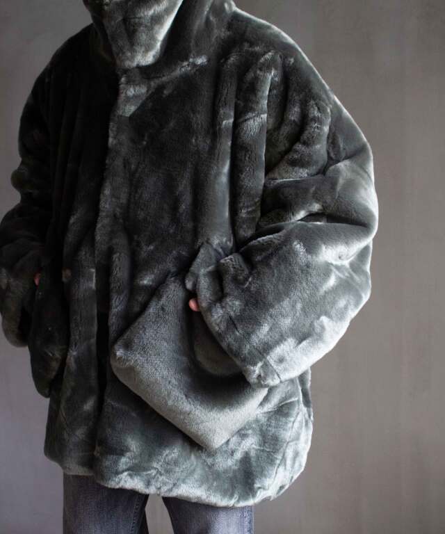 PHINGERIN [exclusive]MO'FURTON COAT A:CHARCOAL - Mens