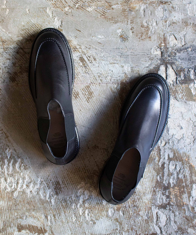 foot the coacher THE MOCCASINS SIDEGORE  BLACK - Mens