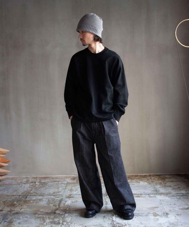 PERS PROJECTS LIAM CREW TRAINER BLACK - Mens | rroomm onlinestore