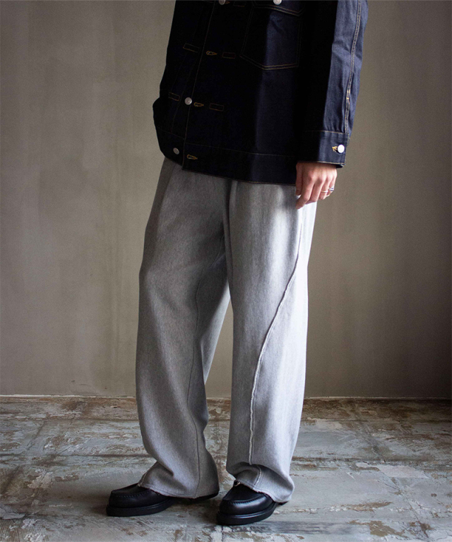 PERS PROJECTS HAKEEM TWIST TROUSERS GRAY - Mens