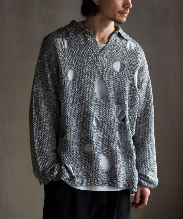 PHINGERIN HOLE KNIT SKIPPER B:NAVY - Mens