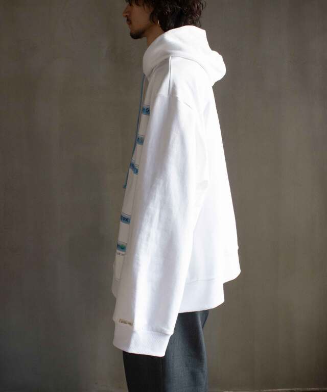 TSTS BAGGY HOODIE LOVERS DM ON WHITE - Mens | rroomm onlinestore