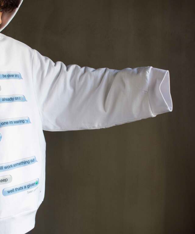 TSTS BAGGY HOODIE LOVERS DM ON WHITE - Mens | rroomm onlinestore