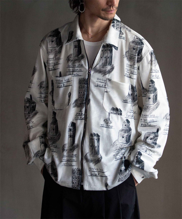 SHINYAKOZUKA ZIP SHIRT(ISSUE#6) CANVAS - Mens