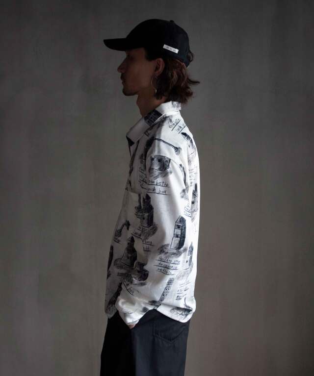 SHINYAKOZUKA ZIP SHIRT(ISSUE#6) CANVAS - Mens | rroomm