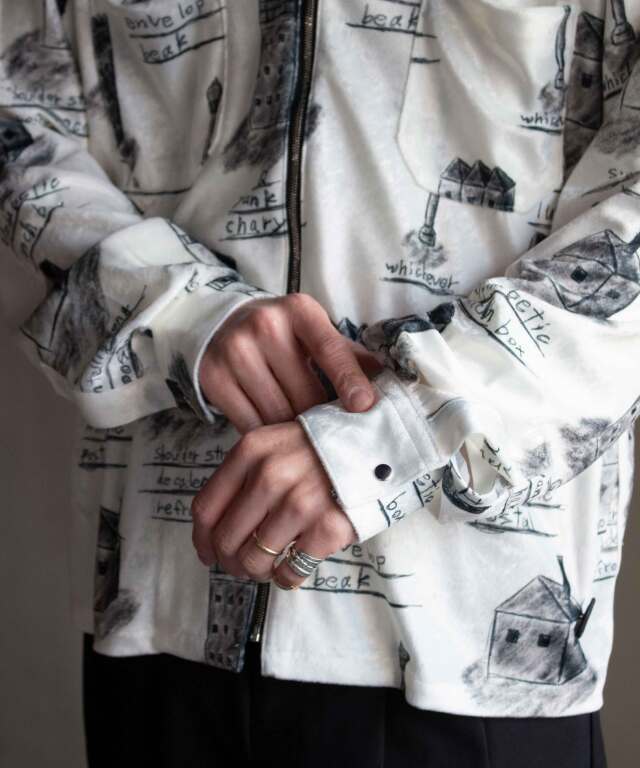 SHINYAKOZUKA ZIP SHIRT(ISSUE#6) CANVAS - Mens | rroomm onlinestore