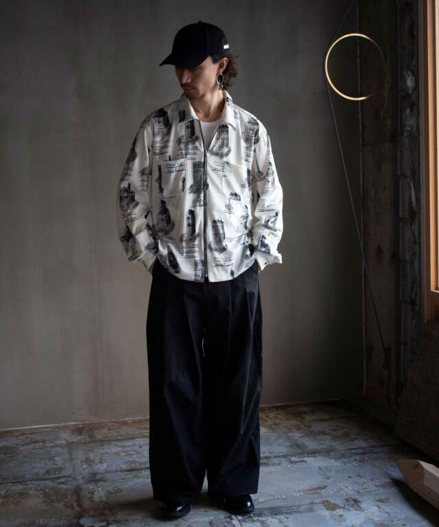 SHINYAKOZUKA ZIP SHIRT(ISSUE#6) CANVAS - Mens | rroomm