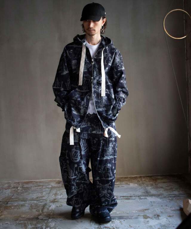 SHINYAKOZUKA HI,BAGGY(ISSUE#6) INDIGO - Mens | rroomm
