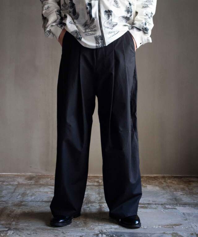 SHINYAKOZUKA HI,BAGGY(ISSUE#6) COLOURLESS BLACK - Mens