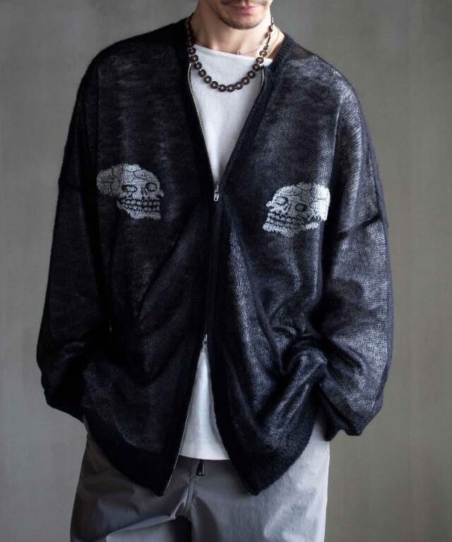 DAIRIKU モヘアカーディガン　ブラック DAIRIKU 21AW モヘアカーディガン ブラック DAIRIKU 21AW モヘア