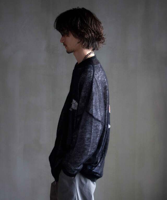 DAIRIKU モヘアカーディガン　ブラック 最終値下げ dairiku モヘアカーディガン - メルカリ