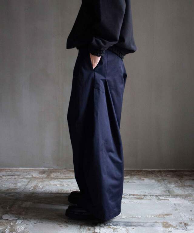 SHINYAKOZUKA EGG BAGGY(ISSUE#6) COLOURLESS BLACK - Mens | rroomm