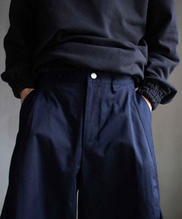 SHINYAKOZUKA EGG BAGGY(ISSUE#6) COLOURLESS BLACK - Mens | rroomm