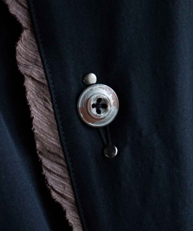 ジャケット・アウター anthem a EMBROIDERY JACKET WOOL RAYON TROPICAL EMBROIDERY JACKET(M BLACK): ANTHEM A