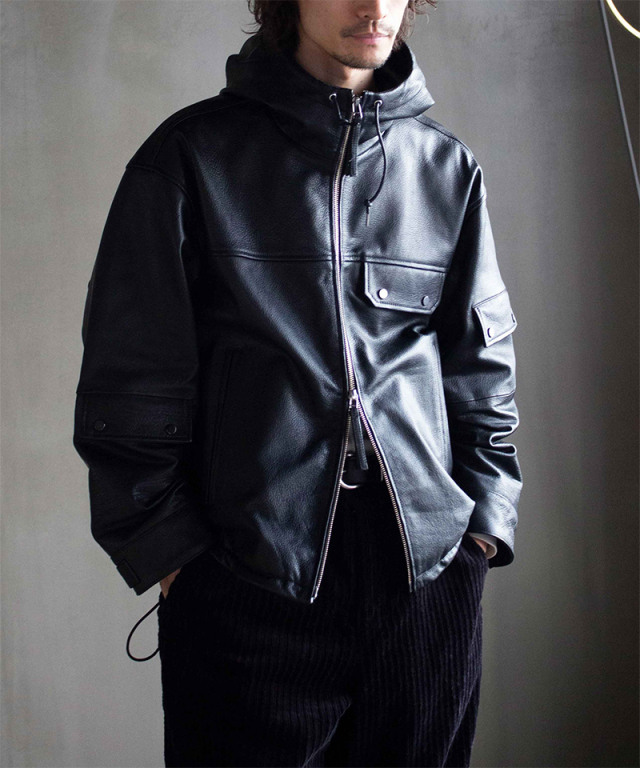 CCU HOODED JACKET black - Mens